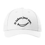 SMILE White Trucker Hat