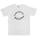 SMILE White Unisex Heavyweight Tee