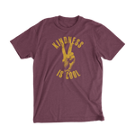 KIC Heather Maroon Youth CVC Tee