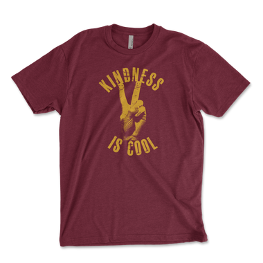 KIC Heather Maroon Unisex CVC Tee