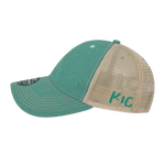 PEACE Aqua/Khaki Youth Old Favorite Trucker Hat